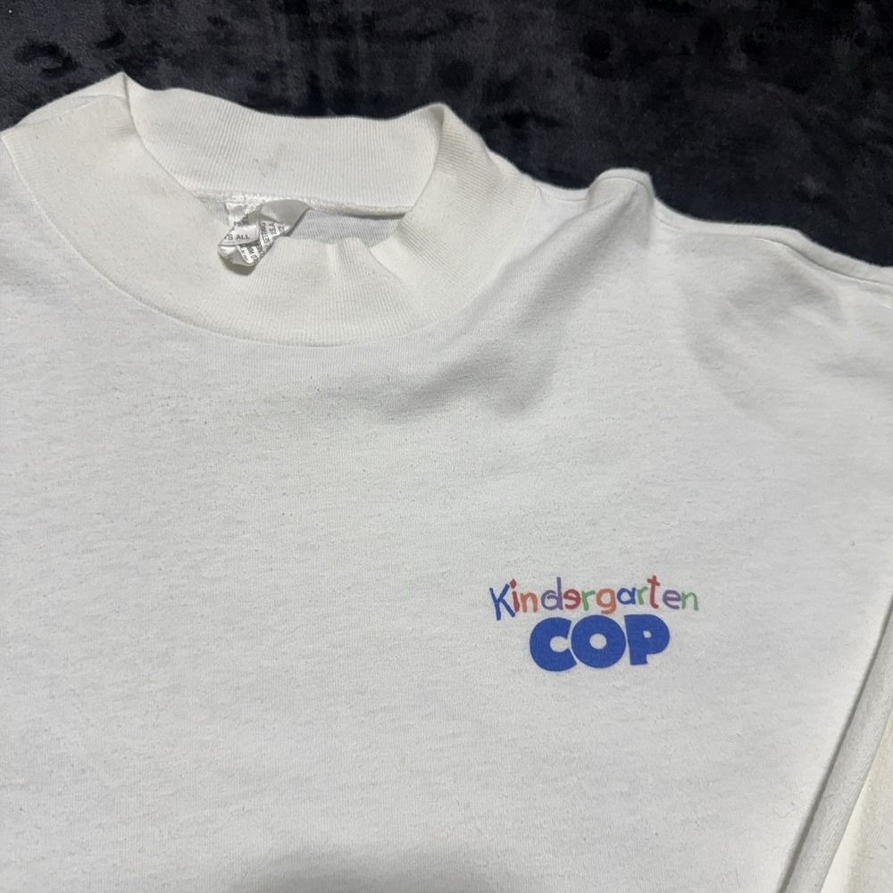 Vintage 1990 Kindergarten Cop Movie Promo Long Sleeve Shirt One Size Fits All